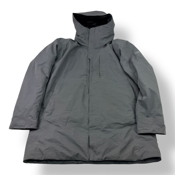 Arc'teryx Other - Arcteryx Therme Parka Mens XL Grey GORE-TEX Down Fill Long Jacket Hooded XL/TG